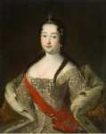 Adolsky Odolsky Ivan I Grigoryevich Portrait of Tsarevna Anna Petrovna  - Hermitage
